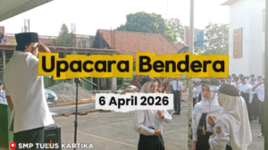 Upacara Bendera Hari Senin di SMP Tulus Kartika